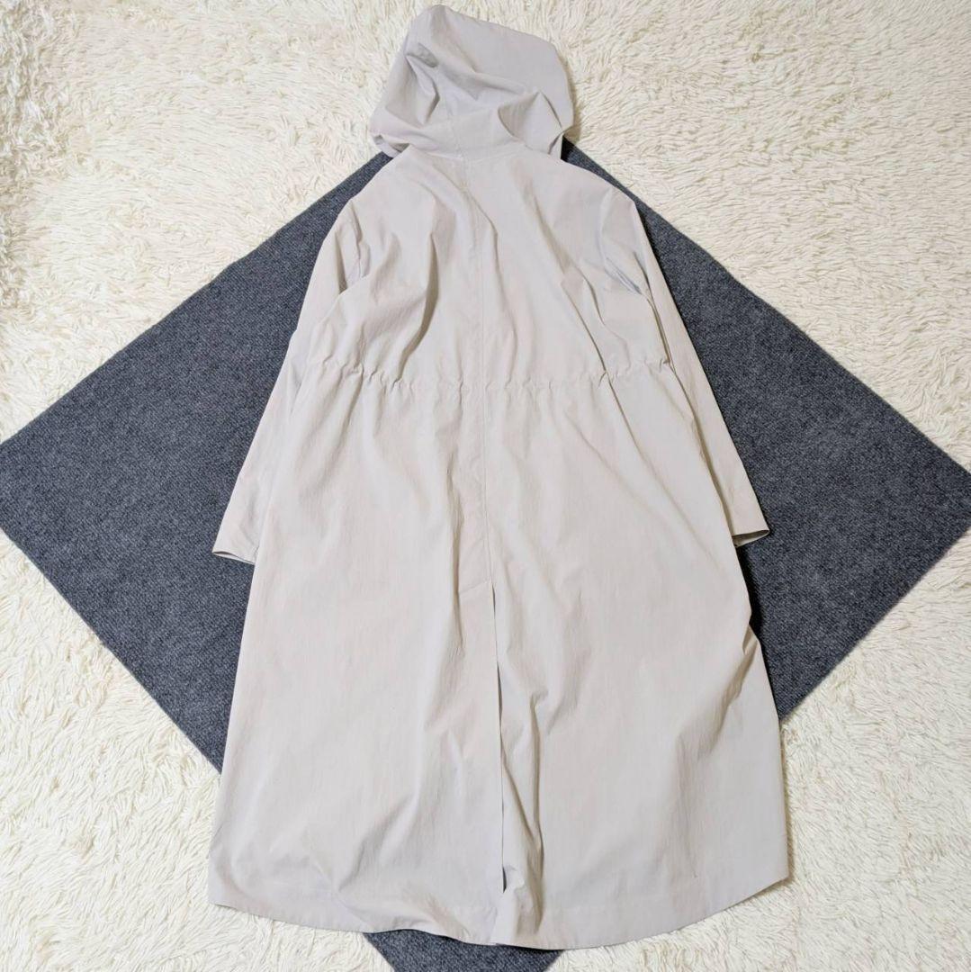 ✨美品✨ セオリーリュクス 現行 ロング ナイロンコート ベージュ S