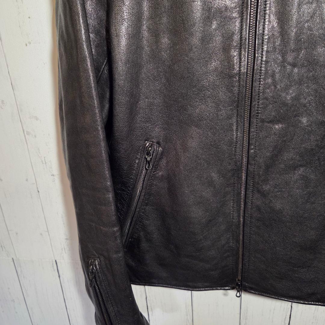 激美品 ナノユニバース THERMOLITE レザージャケットM