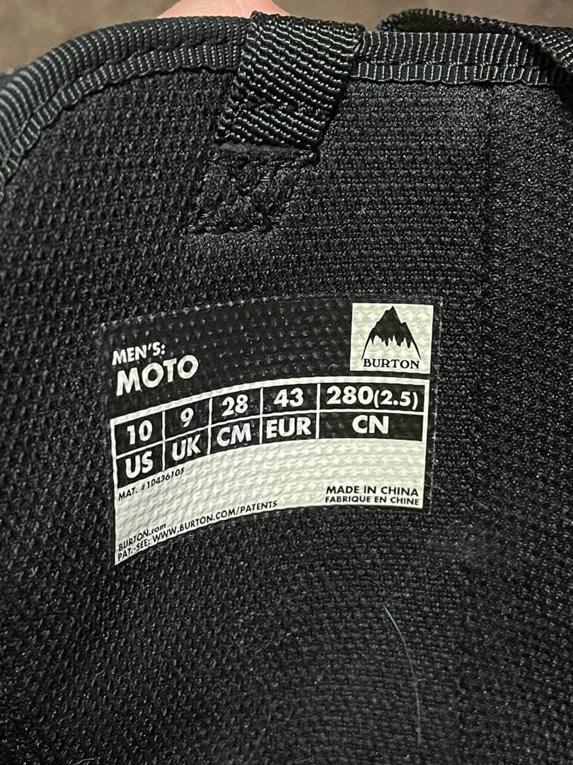 BURTON MOTO スノーボードブーツ 10 US