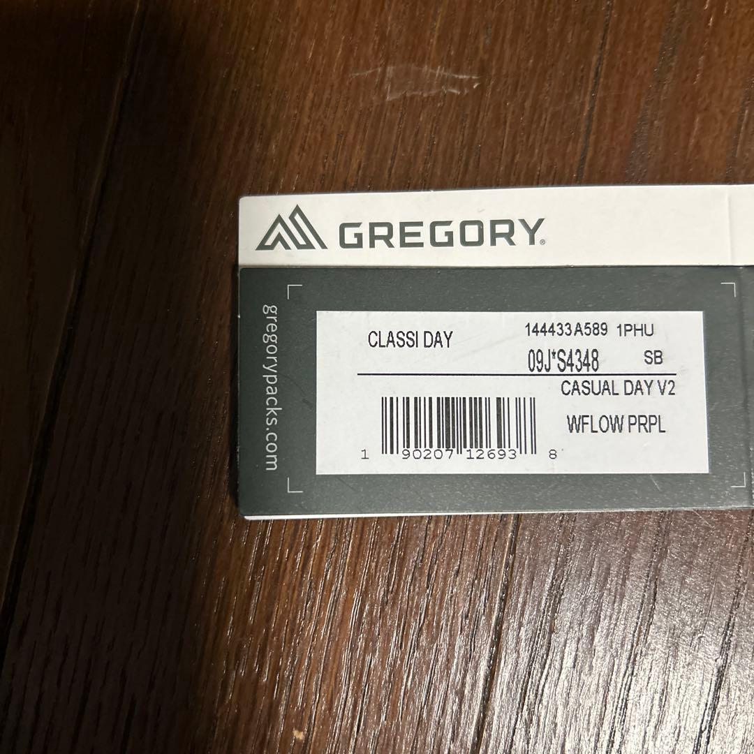 31日までの出品　GREGORY 紫花柄 リュック
