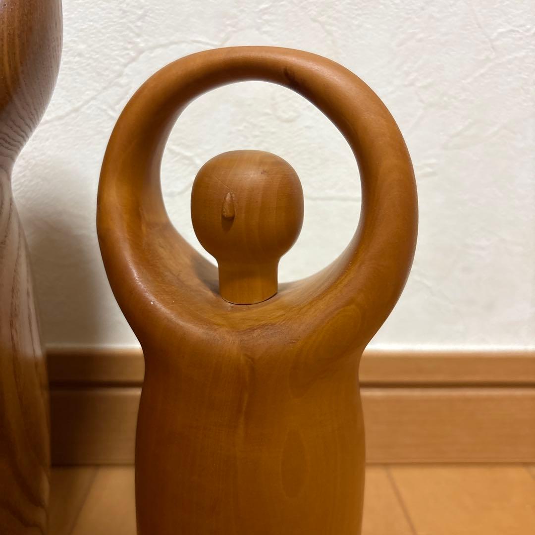 創作こけし　片瀬快平作品　ペア　KokeshiDoll