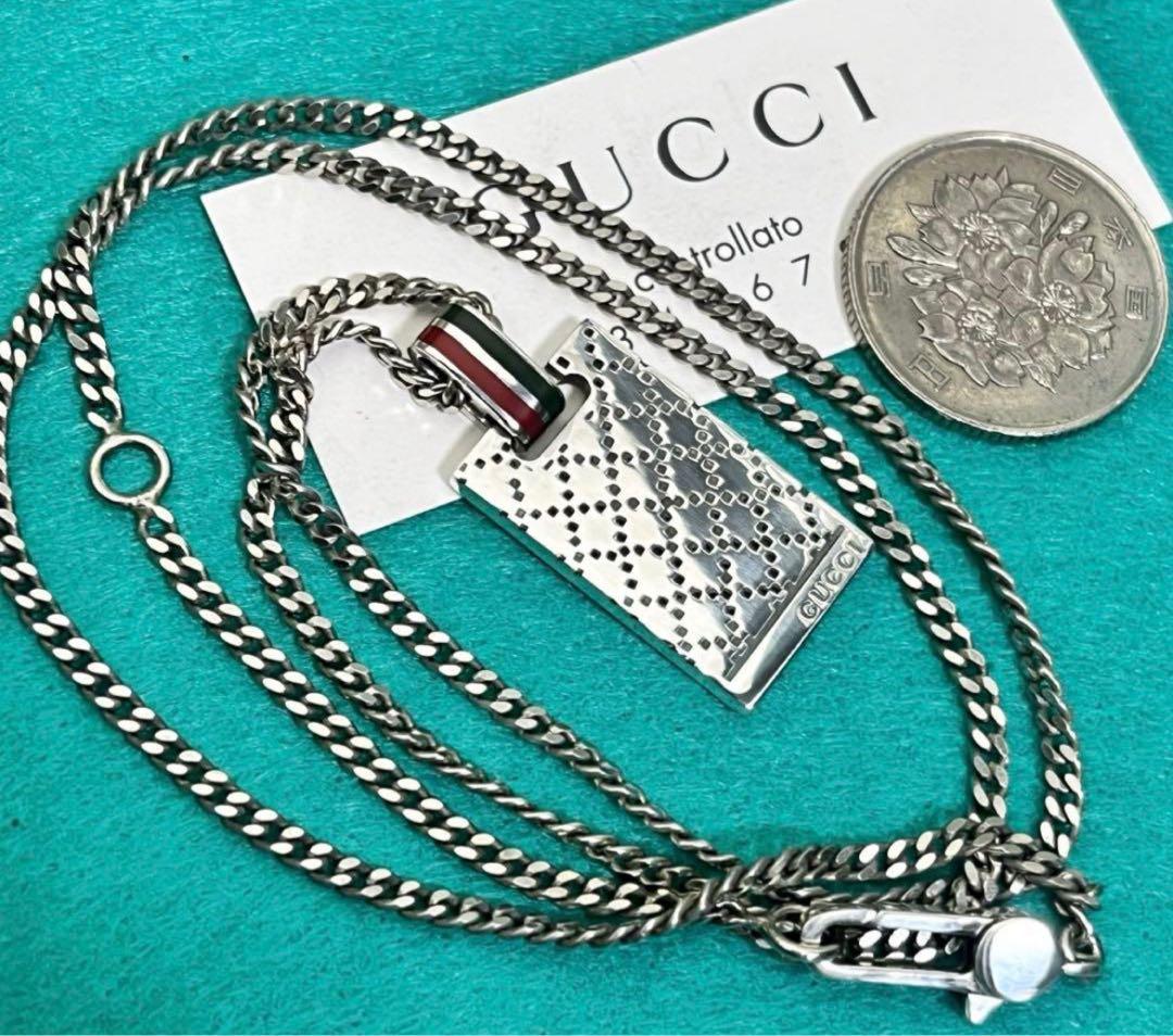 GUCCI ディアマンテプレートネックレス×2 セット価格‼️