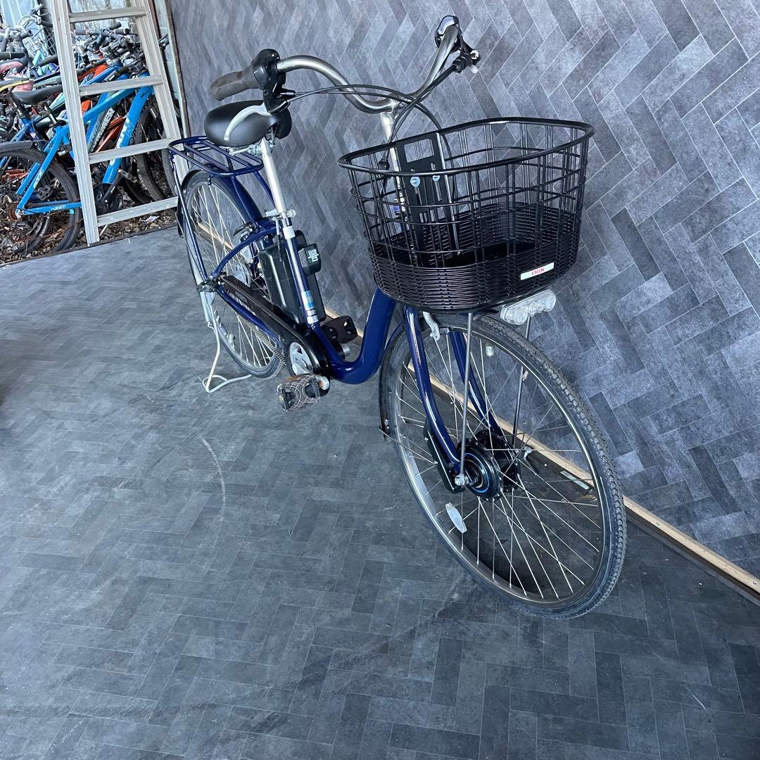 FRONTIA 電動アシスト自転車 ネイビーバッテリーB400