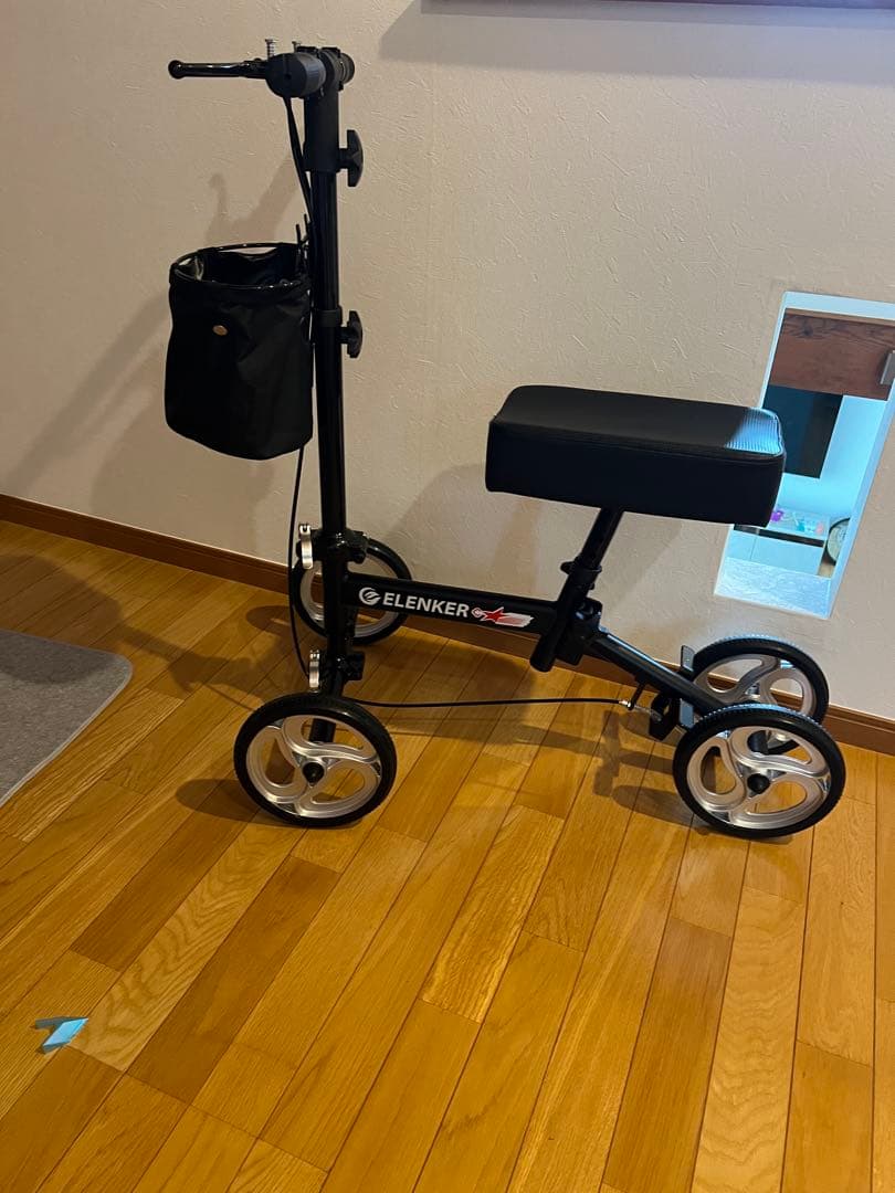 Elenker 調整式歩行補助具　足骨折用　ニースクーター