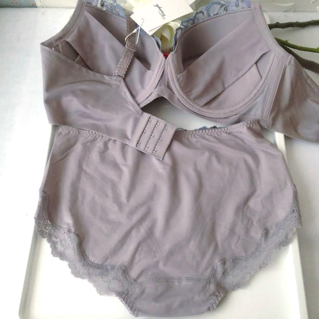 トリンプ　ストーリー　ブラジャーショーツセット　D85LLアッシュグレー