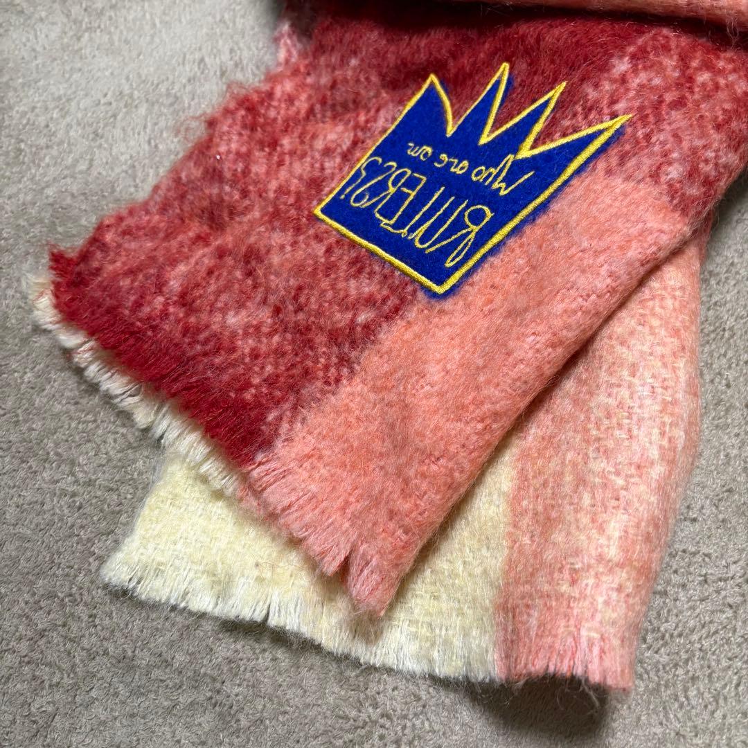 【美品】Vivienne Westwood ウール モヘヤ チェックマフラー