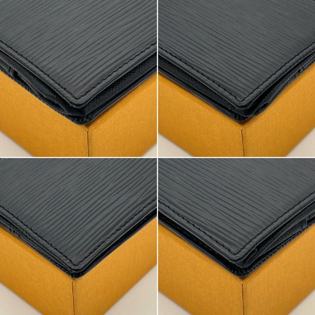 【極美品】ルイヴィトン 小銭入れ ポルトモネボワット エピ 黒 ケース