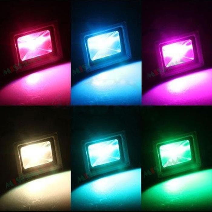 50Wー6台　LED投光器 リモコン付き フラッド ライト イルミネーション