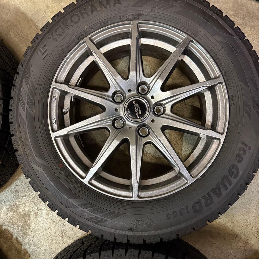 送料込み！ WR-V 215/60R16スタッドレス ヨコハマ　アイスガード