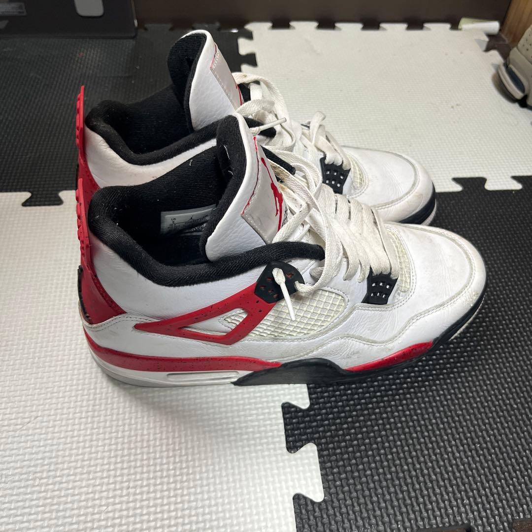 Air Jordan 4 ホワイト/レッド/ブラック