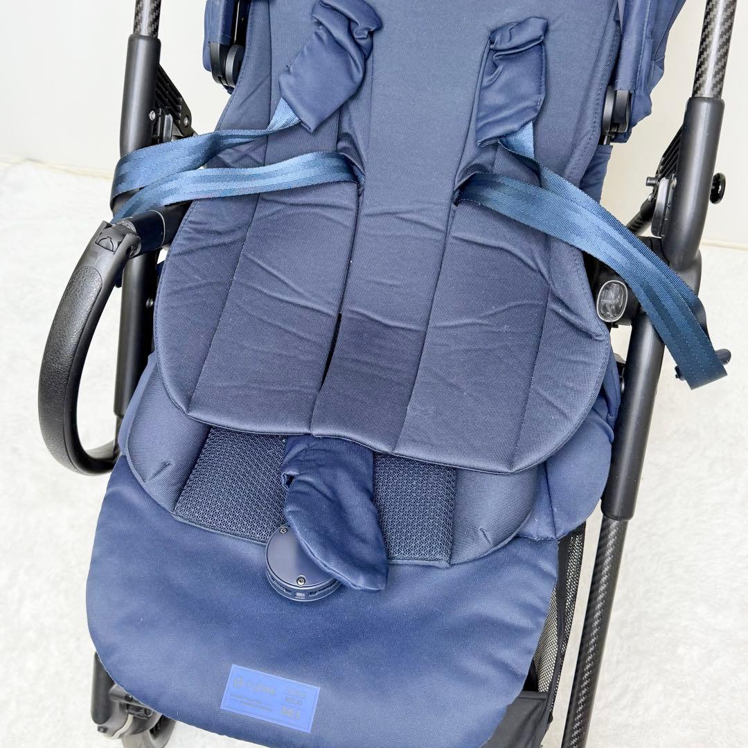 美品 cybex メリオカーボン 2022年モデル オーシャンブルー ベビーカー