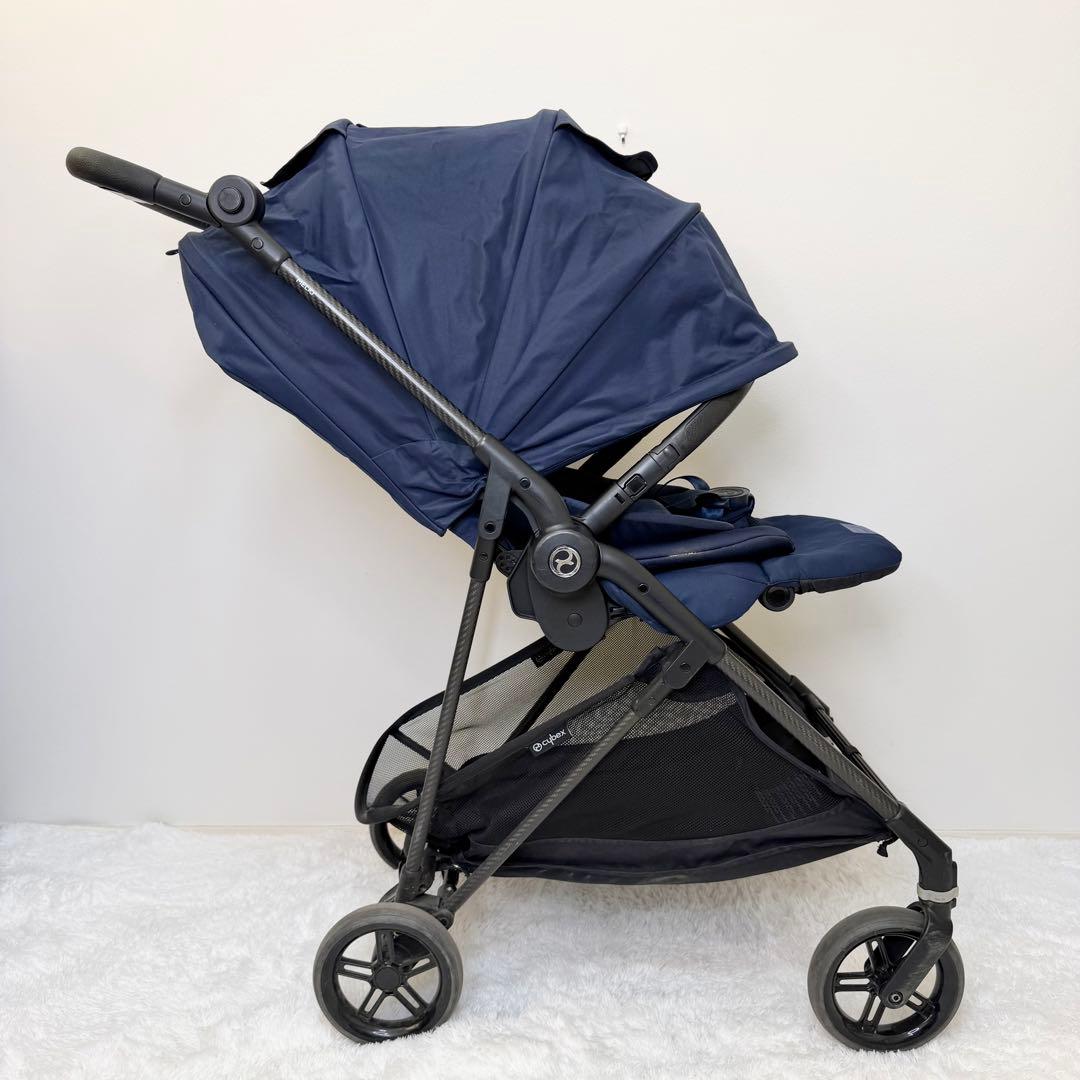 美品 cybex メリオカーボン 2022年モデル オーシャンブルー ベビーカー