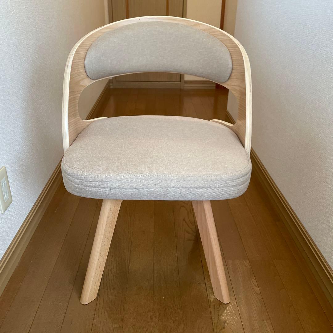 お値下げ！食卓椅子 デザインチェア　和風　回転式