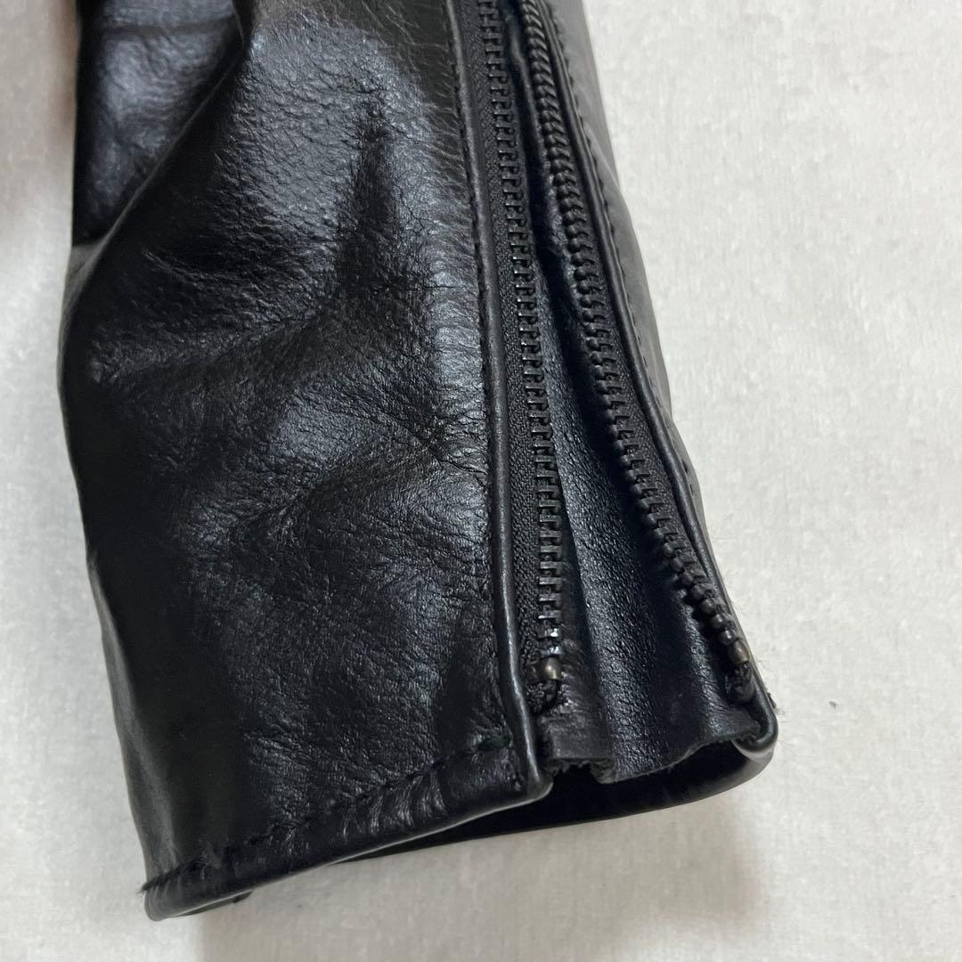 TETE HOMME テットオム 牛革レザージャケット シングルライダース 5