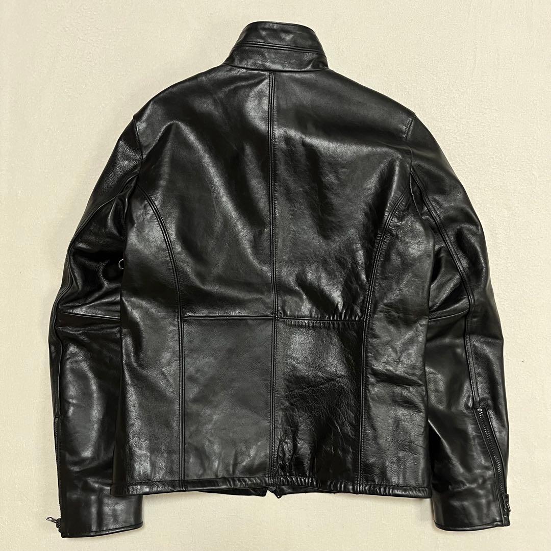 TETE HOMME テットオム 牛革レザージャケット シングルライダース 5
