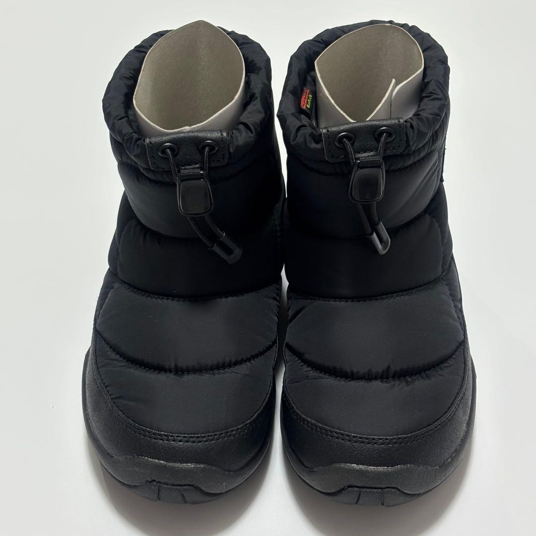 美品　ノースフェイス　キッズ ヌプシ ブーティ ロゴ ショート NFJ52280