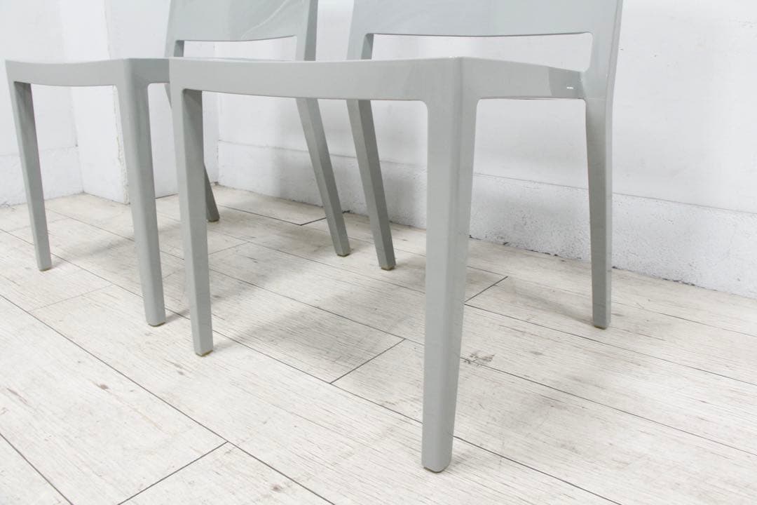 【展示美品】 Kartell カルテル LIZZ MAT スタッキングチェア