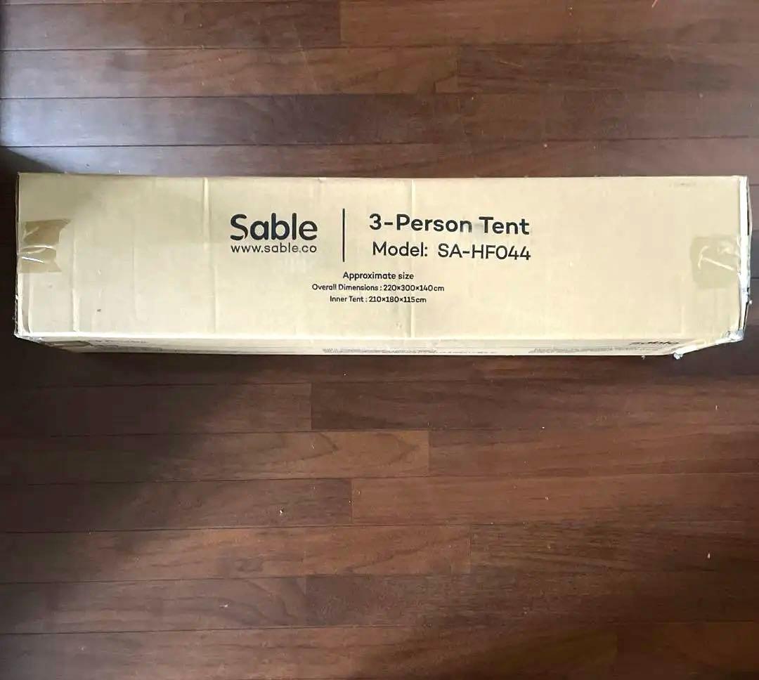 テント Sable 3Person Tent Model SAHF044