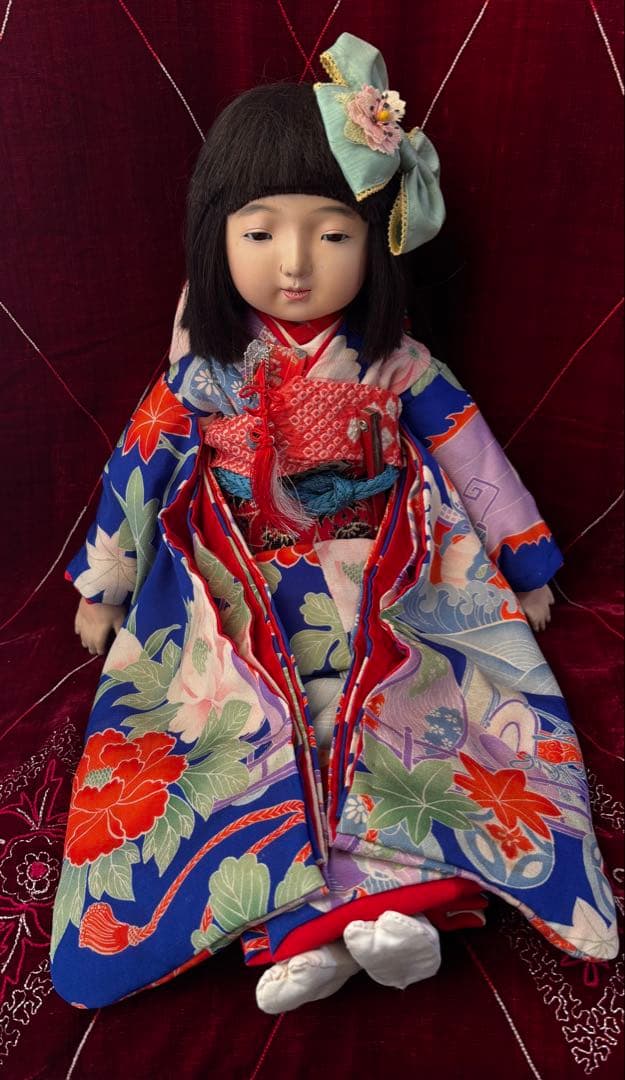 市松人形 樫村瑞観 自由人形 日本人形 和人形 ビスクドール アンティーク