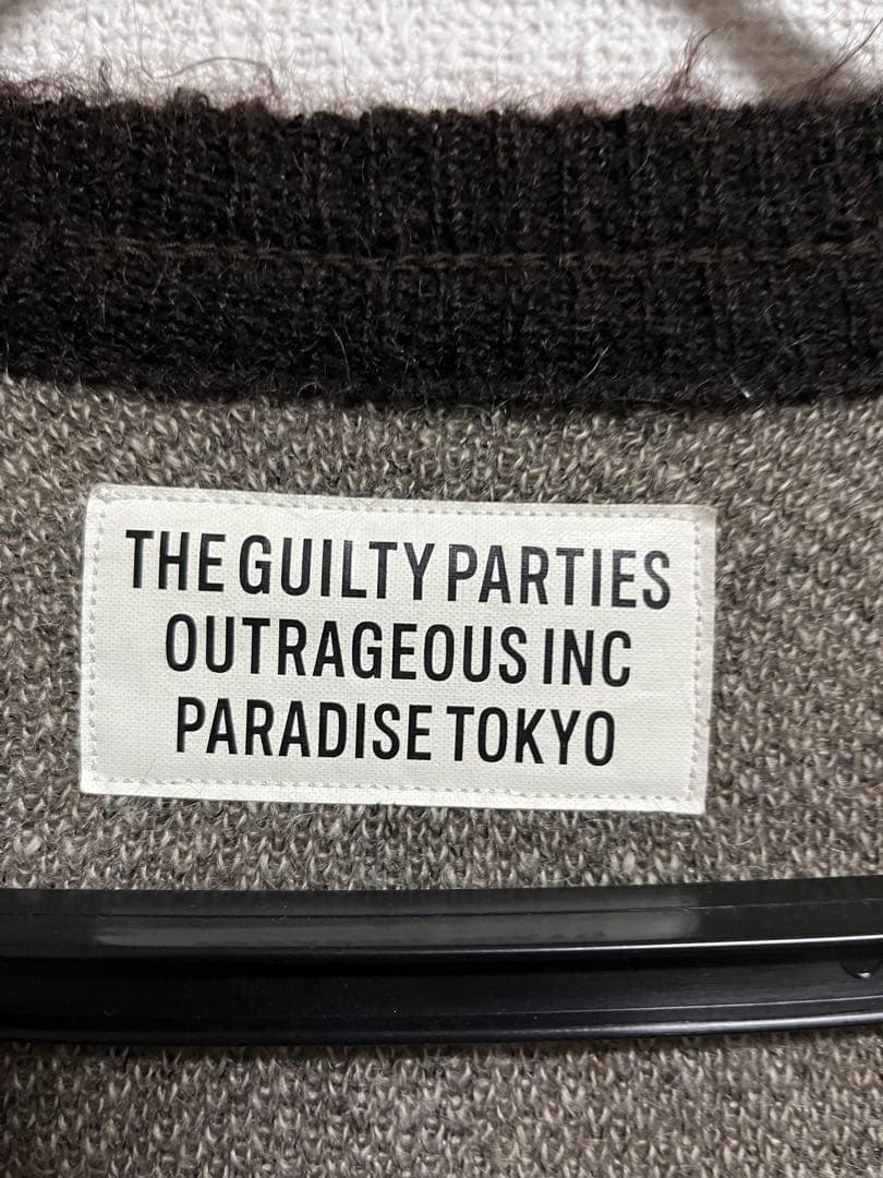 WACKOMARIA モヘアカーディガンGUILTYPARTIES ワコマリア