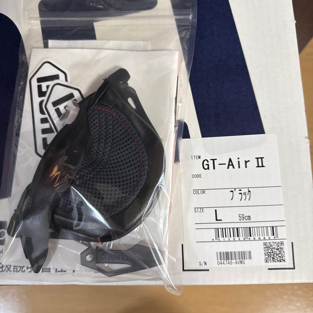 SHOEI ブラック フルフェイスヘルメットGTーAir2
