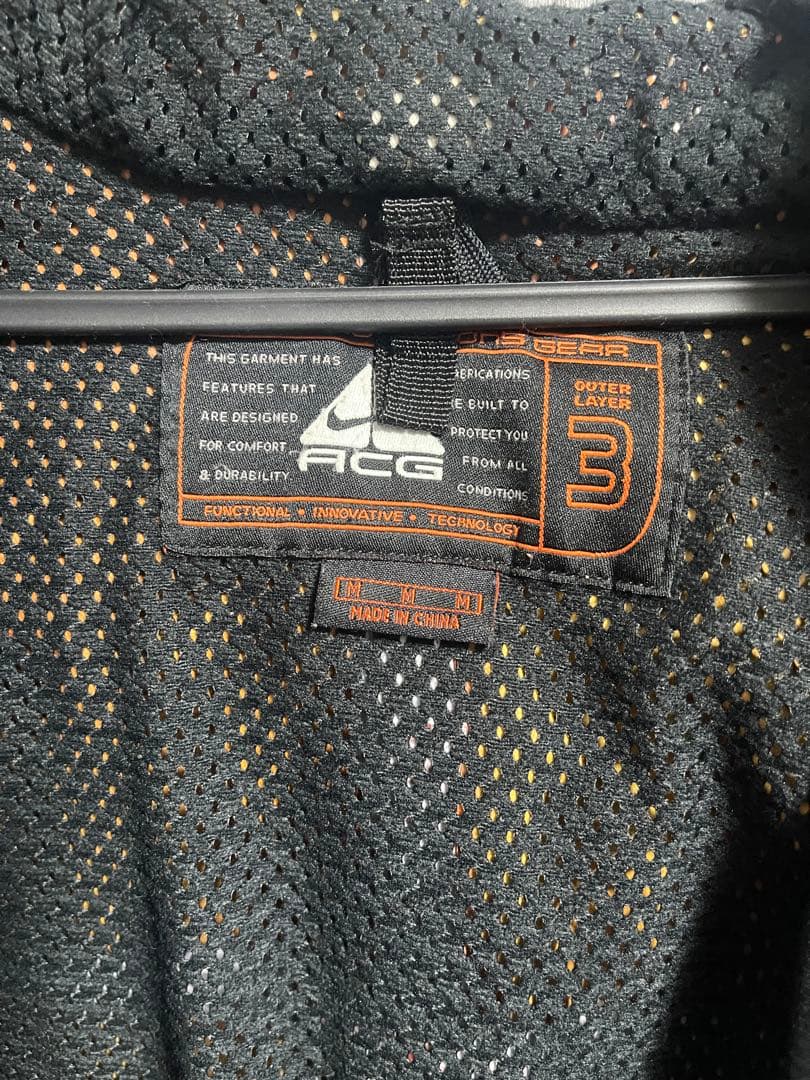 ヘ*ム様 【希少】NIKE ナイキ　ACG マウンテン　ジャケット　黒　刺繍　M