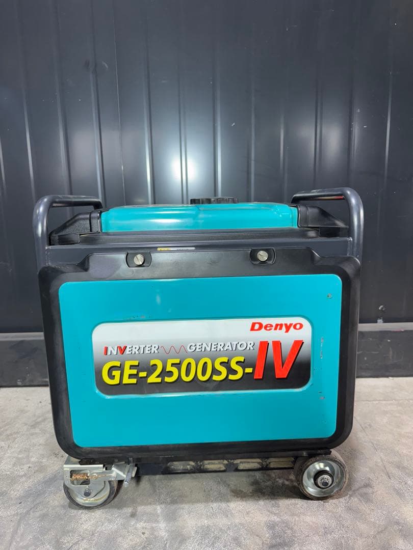 【新古品】インバーター発電機 発電機 デンヨー GE-2500SS-IV