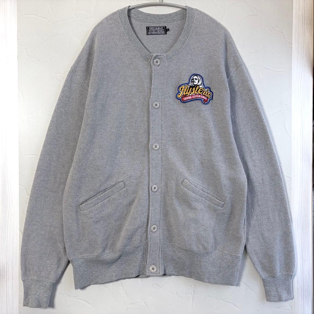 【HYSTERIC GLAMOUR】Round neck cardigan