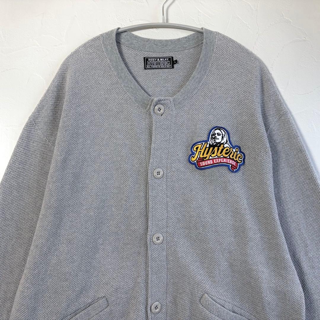 【HYSTERIC GLAMOUR】Round neck cardigan