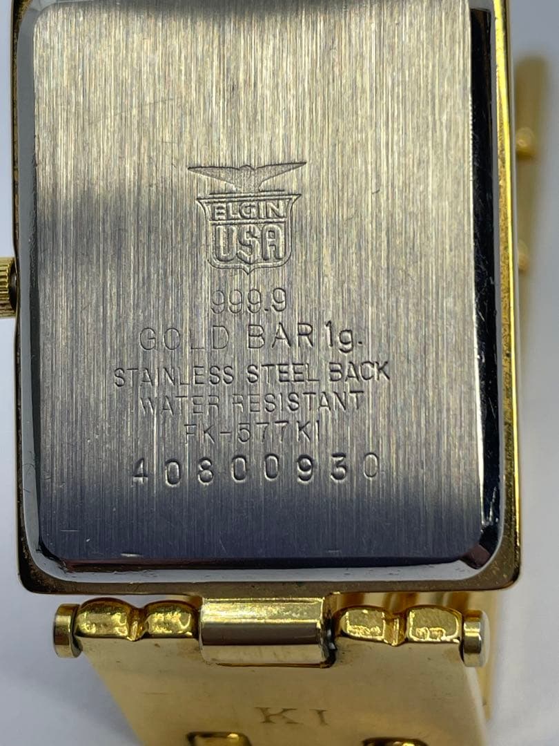 腕時計ELGIN エルジンFINEGOLD 999.9 インゴット