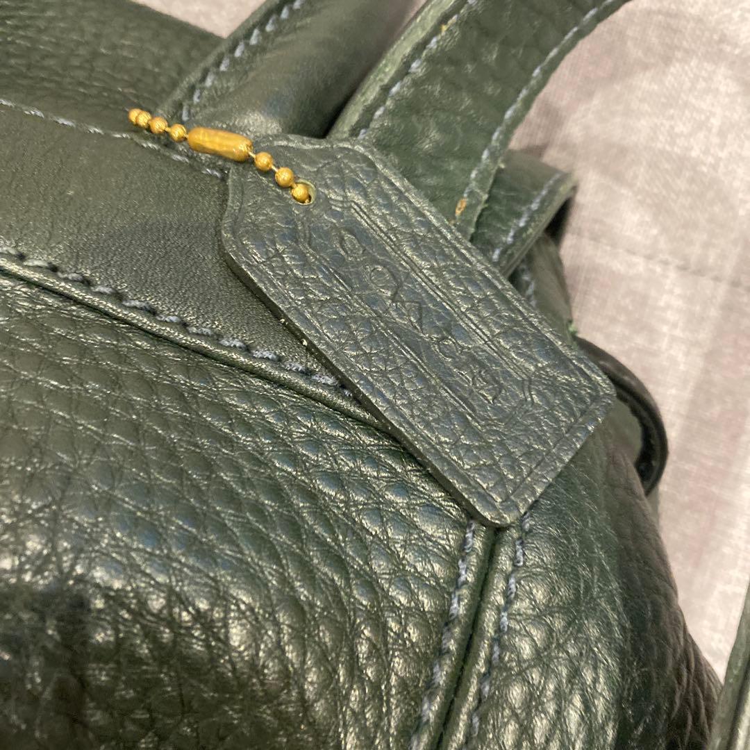 美品 コーチ COACH オールドコーチ 巾着 バックパック リュックサック