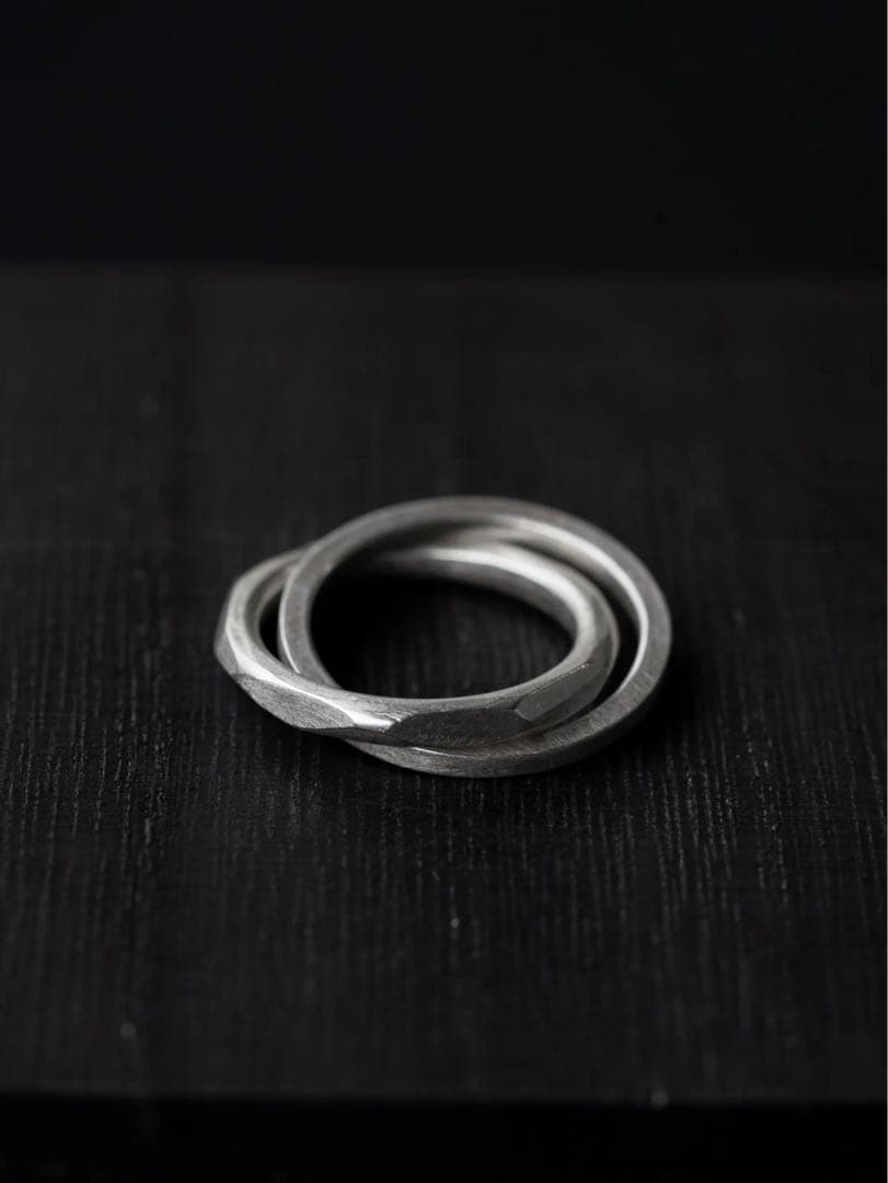PRY Double Crafted Edge Ring 11号 シルバー925