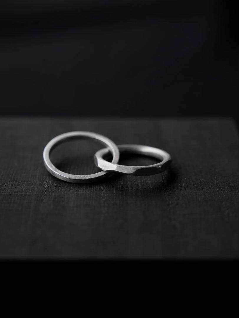 PRY Double Crafted Edge Ring 11号 シルバー925