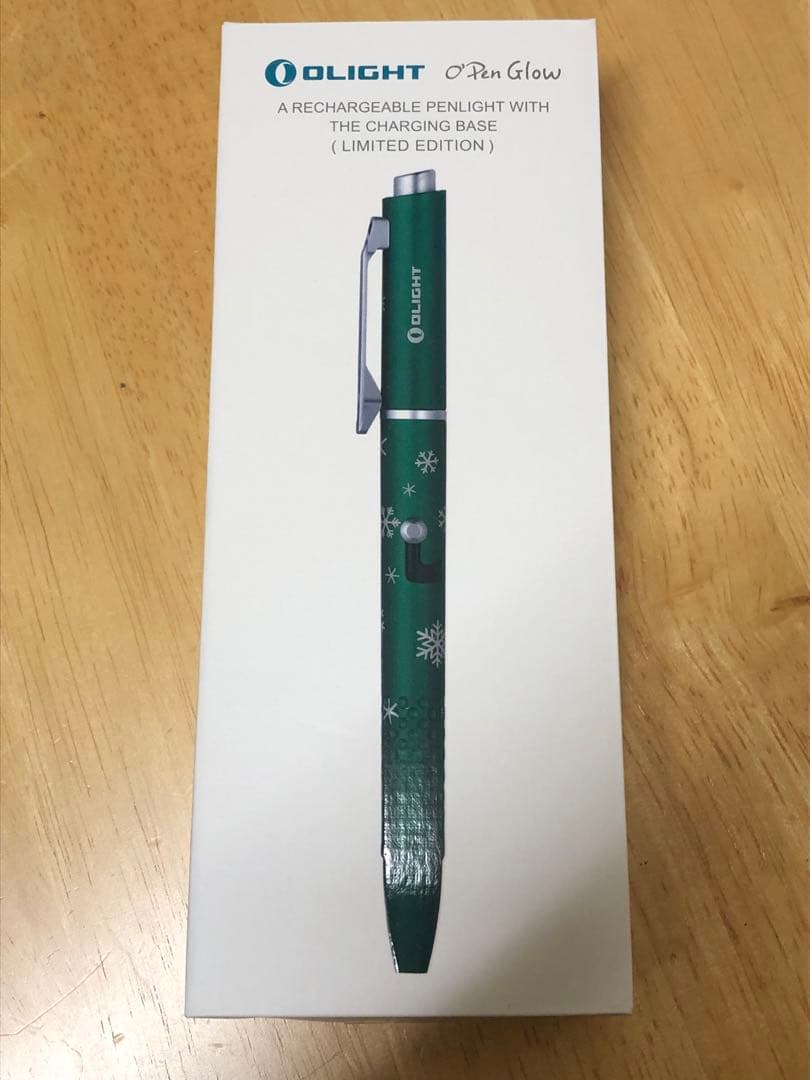Olight Open Glow LED機能付多機能ペン スノーフレークグリーン