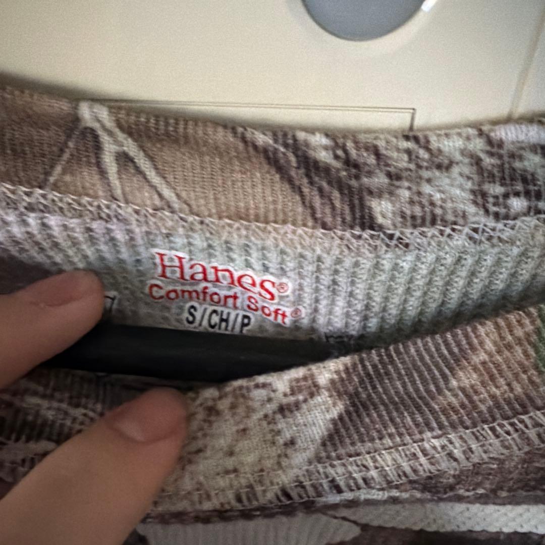 Supreme Hanes Bones Thermal 骨　サーマル　ツリーカモ