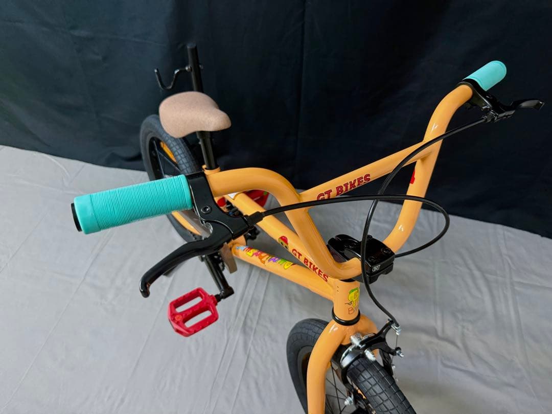 【GT BIKE】未使用品 16インチ キッズBMX 自転車 オレンジ 台湾製