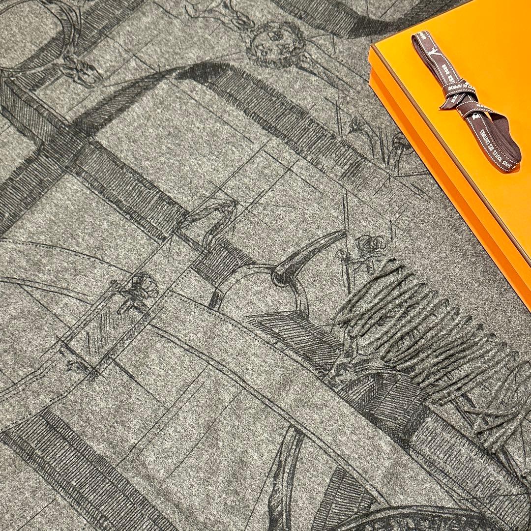 ＊Mizuno Yuta＊新品未使用HERMES25新作カシミヤマフラー
