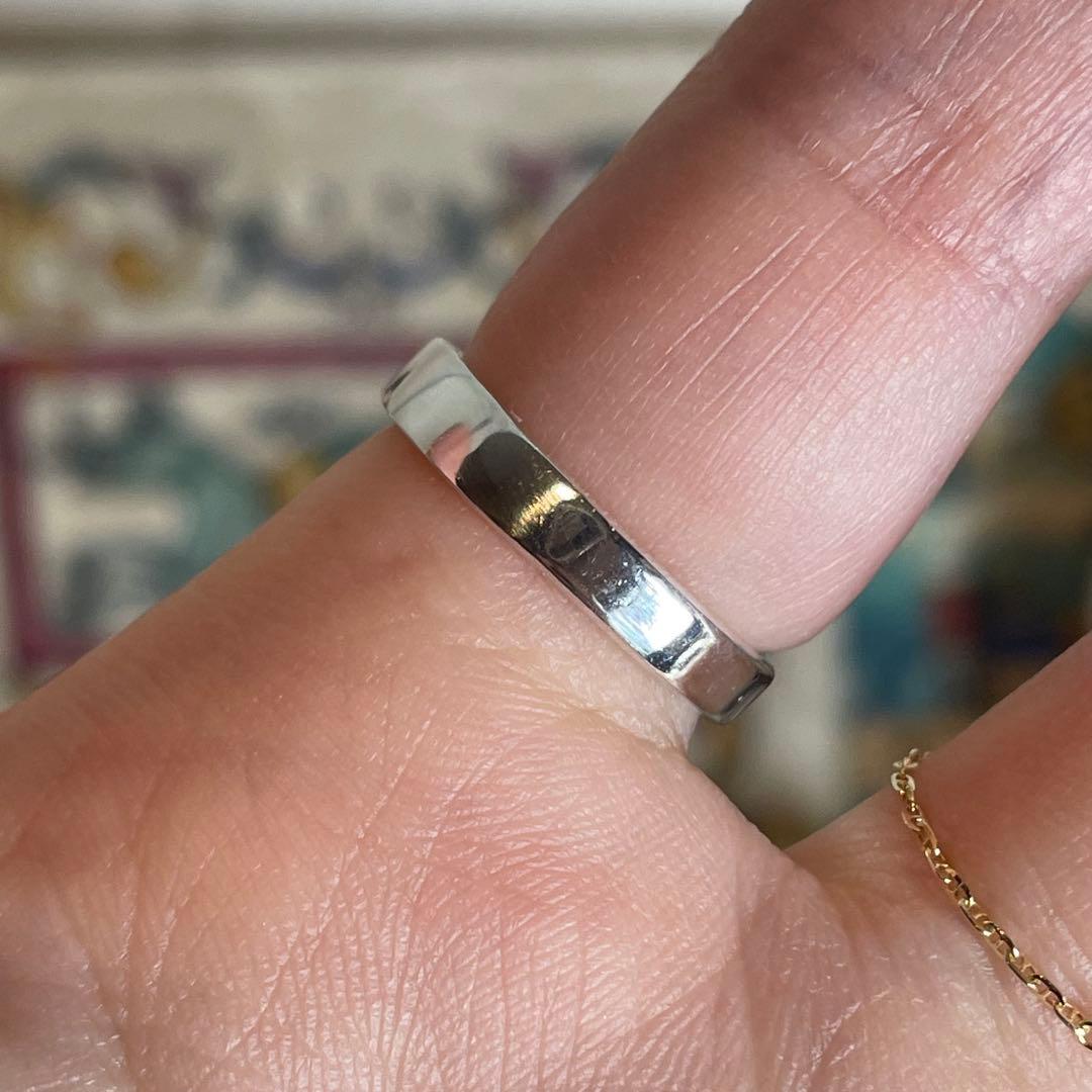ハンドメイド　シルバー925 カンテラオパール　シルバーリング