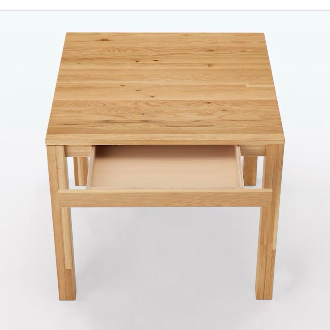 無印良品♡オークテーブル♡80cmサイズ♡現行品♡used♡送料込み