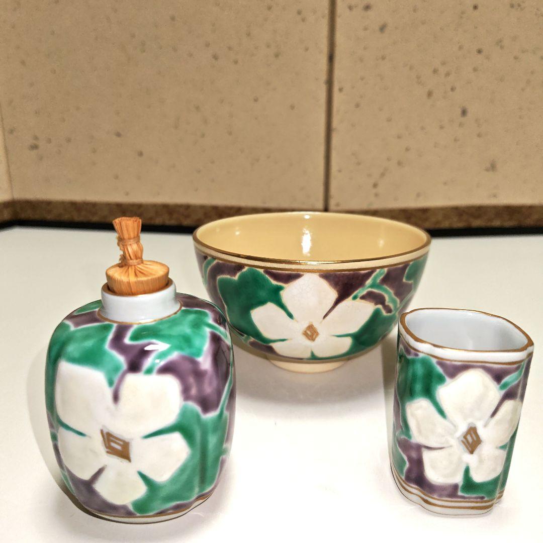 新春セール！　茶道具　黒菊毛彫茶箱