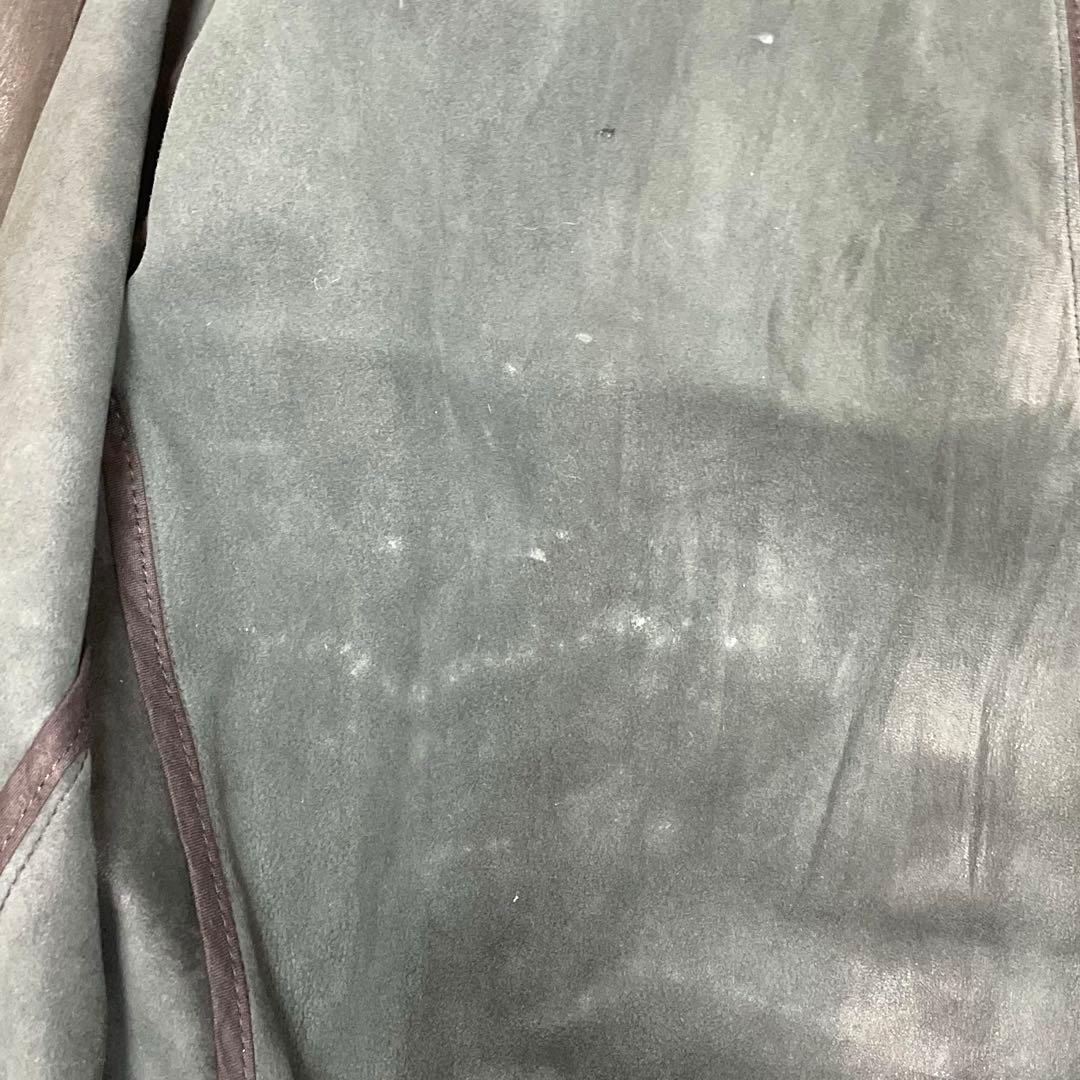 ERMANNO SCERVINO レザージャケット 50 L 黒 本革