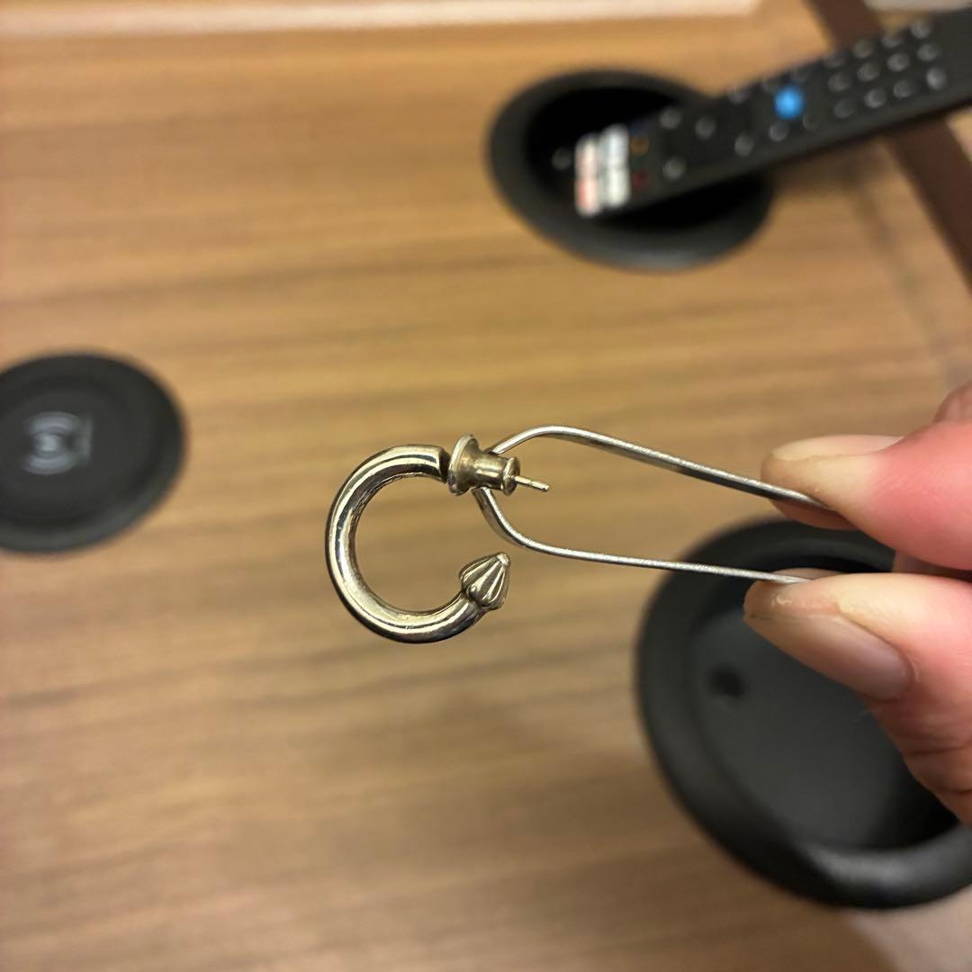 クロムハーツ　プレーンフープピアス片耳　美品　購入した方優先