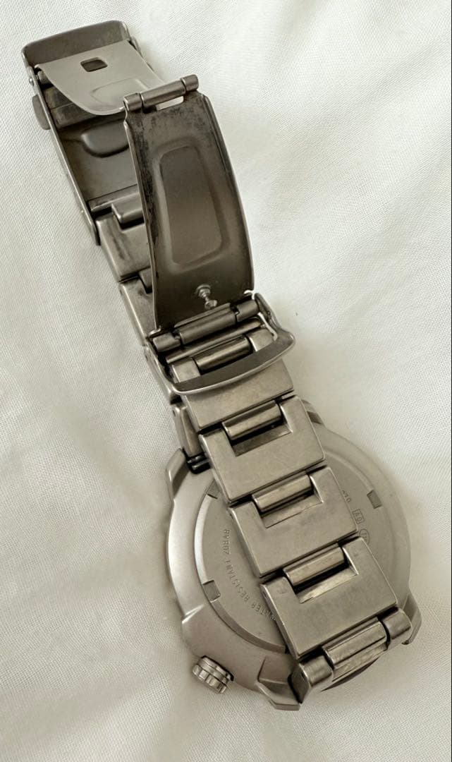 SEIKO 8F56-0070 チタン20気圧防水 日本製 廃盤モデル