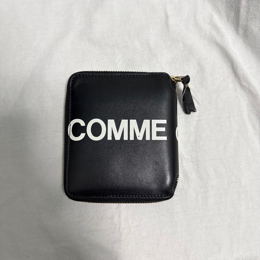 【美品】COMME des GARÇONS ブラック二つ折り財布