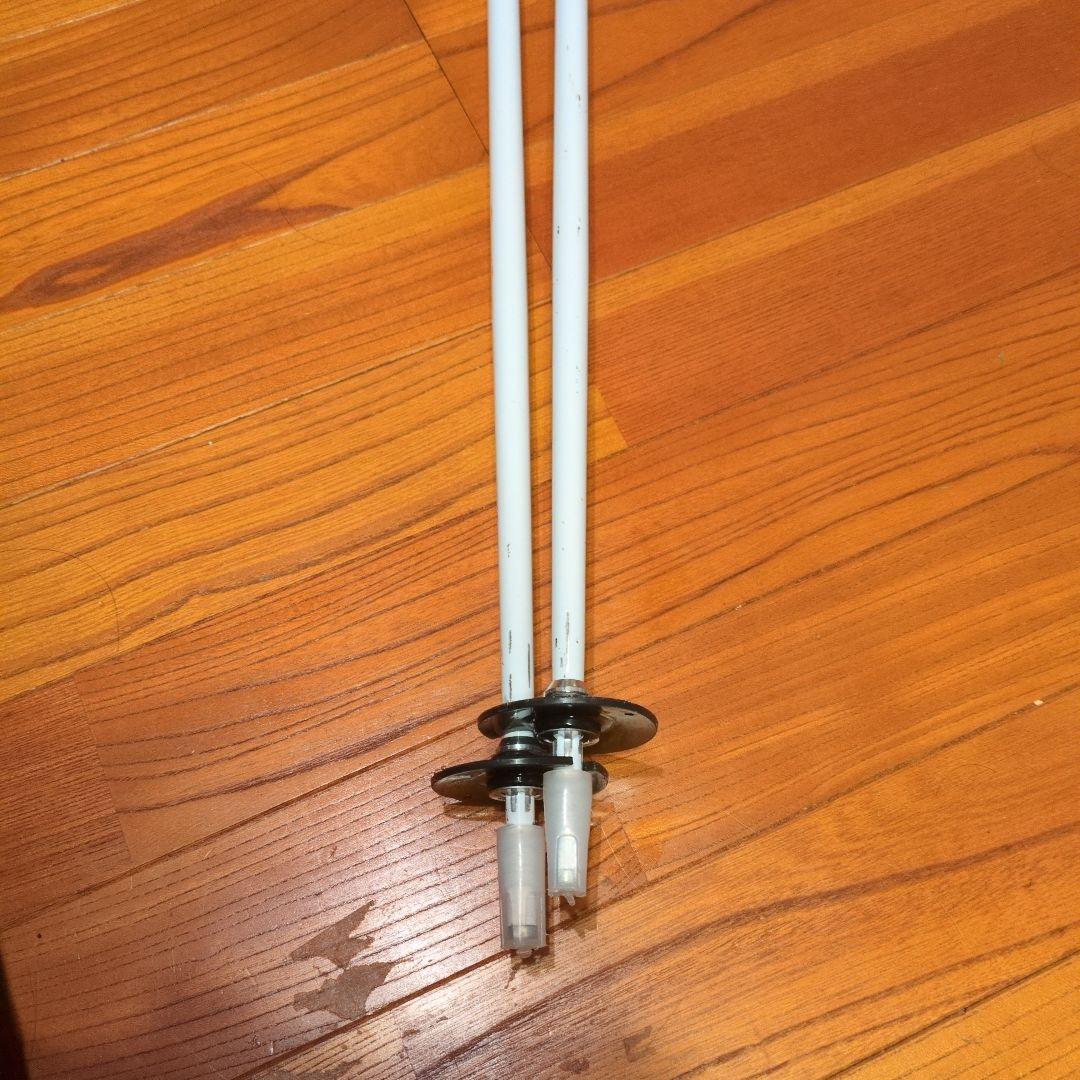 GURKE 22 スキー 130cm カラフル、ポール、ブーツ３点セット