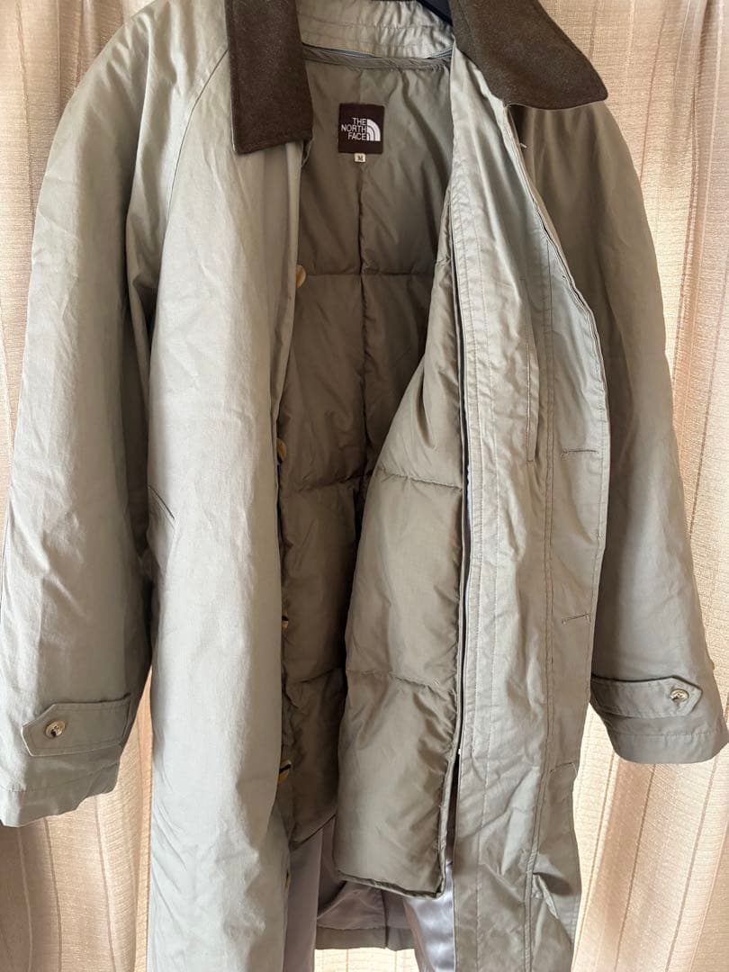 THE NORTH FACE ステンカラーコート ベージュ　インナーダウン付き