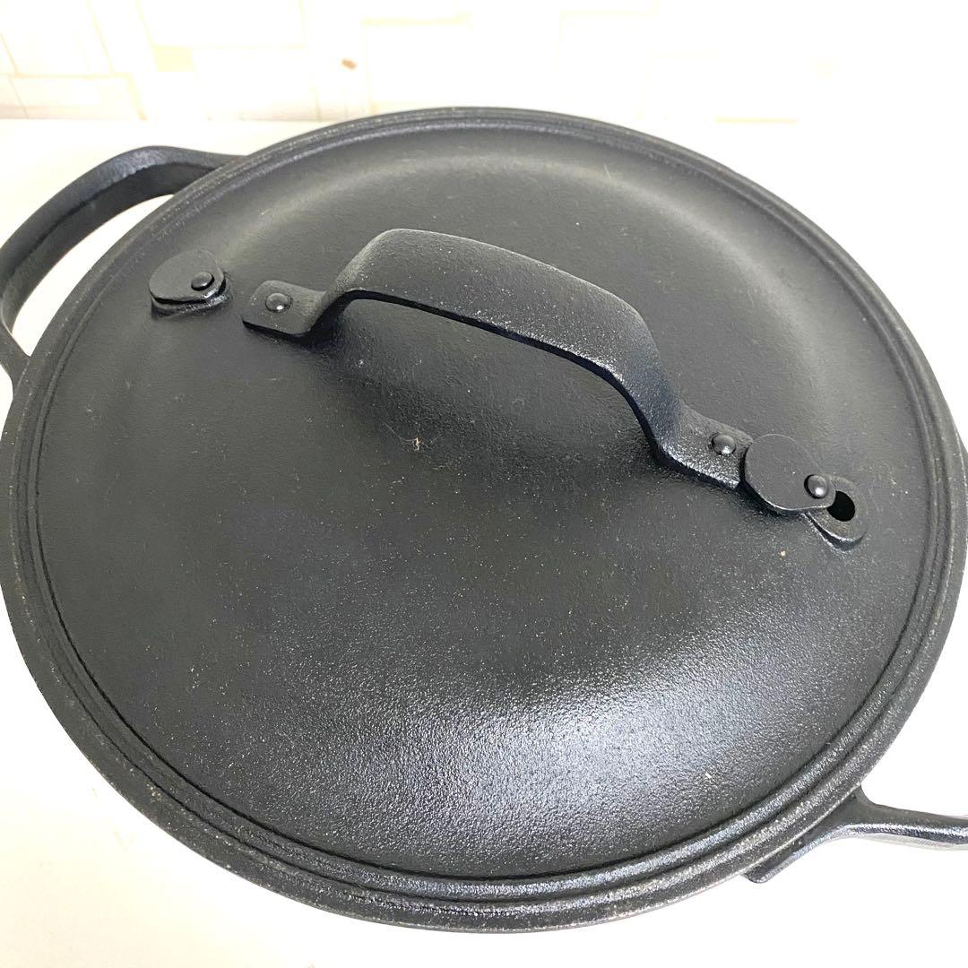 OIGEN 及源 南部鉄器 クックトップ 深型 両手鍋 2点
