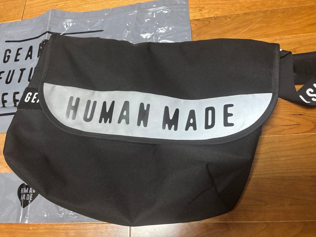 [中古]Human Made Messenger Bag Large Black