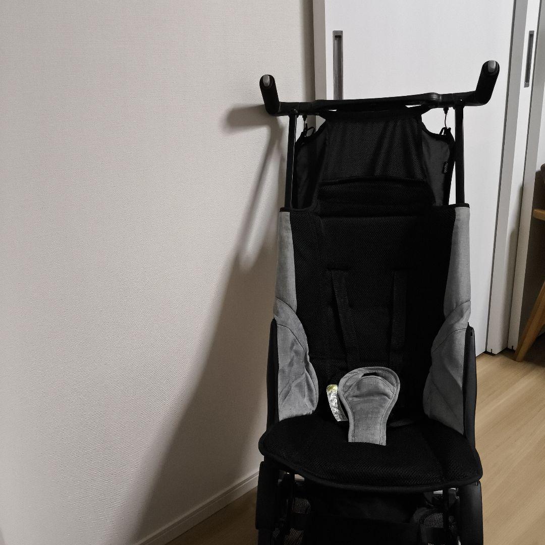 Geoby Pockit ベビーカー ブラック/グレー 機内持込可 ポキット