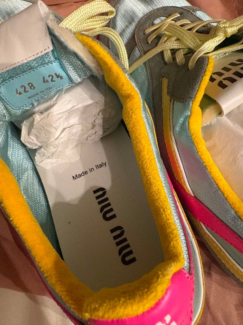 ぴょんす専用！！！miu miu スニーカー メンズサイズ
